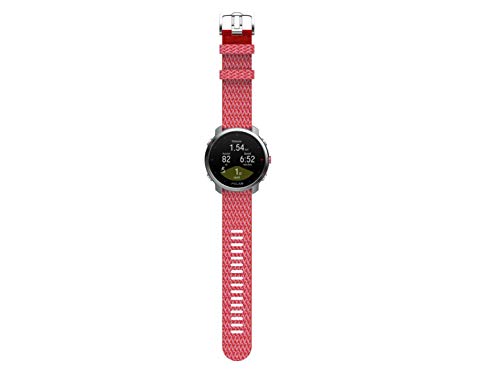 Polar Grit X Correa Textil de 22 mm (Compatible con Vantage M), Unisex Adulto, Rojo Paracord, S/M