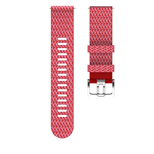 Polar Grit X Correa Textil de 22 mm (Compatible con Vantage M), Unisex Adulto, Rojo Paracord, S/M