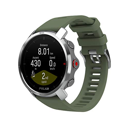 Polar Grit X - Outdoor Multisport Watch con GPS con Brújula + Polar H10 Sensor de frecuenciacardíaca - Compatible con apps de Fitness, ciclocomputadores y Smartwatches - Negro Talla XS/S