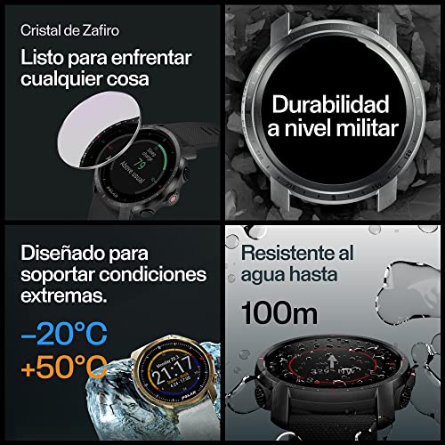 Polar Grit X Pro - GPS Multisport Smartwatch - Durabilidad Militar, Cristal de Zafiro, FC en Muñeca, Batería de Larga Duración, Orientación, para Aire Libre, Trail Running, Senderismo, MARRÓN/Cobre