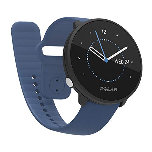 Polar Unite - Fitness Smartwatch Resistente al Agua con GPS vía móvil - Registro del Sueño y la Recuperación, Guía de Entrenamiento Diario y Registro de FC en la muñeca, Azul