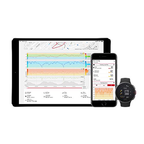 Polar Vantage V HR -Reloj premium con GPS y Frecuencia cardíaca - Sensor H10 - Multideporte y perfil de triatlón - Potencia de running, batería ultra larga, resistente al agua - Negro