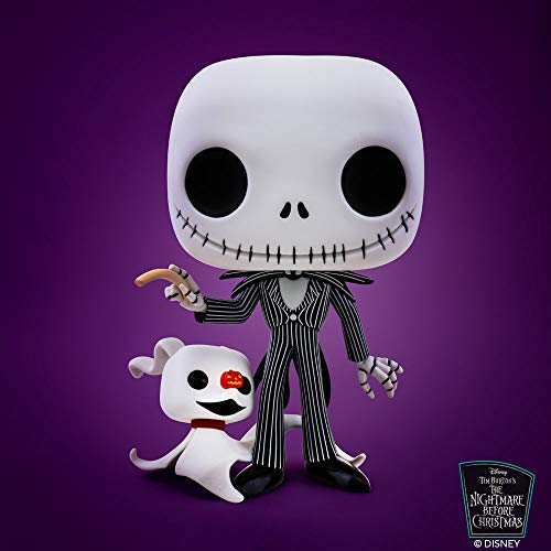 Pop! Disney: The Nightmare Before Christmas- 10" Jack w/Zero