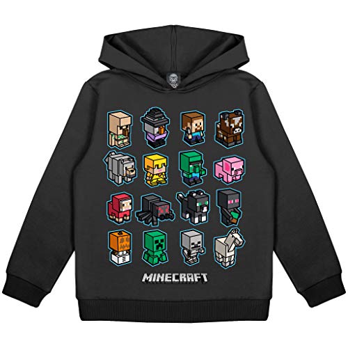 Popgear Minecraft Mini MOBS Boys SWEED HOUNDE HOUNDE Negro 6-7 ANS