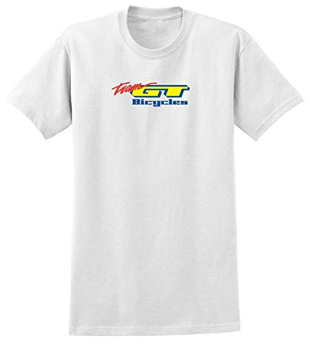 POPO GT Bicycle T Shirt Mountain Bike Race Road Cycling MTB Black White Retro