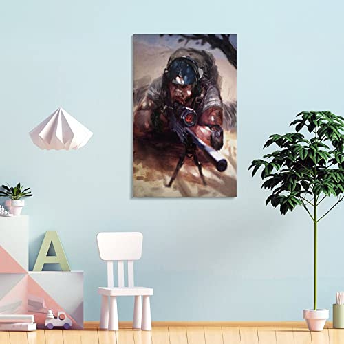 Póster de arte de Tom Clancy Ghost Recon Wildlands, póster de arte en lienzo y arte de pared con impresión moderna para decoración de dormitorio familiar de 20 x 30 pulgadas (50 x 75 cm)
