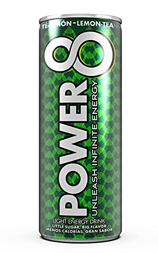 Power 8 Energy Drink Sabor Té Limón- Caja 4 latas - La primera bebida energética saludable es Power 8