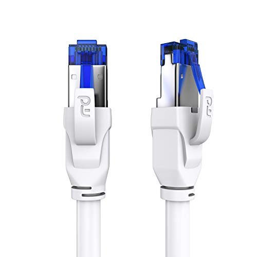 Primewire- 10m cable de red CAT.8 40 Gbits - S FTP PIMF - Switch Router Modem Access Point - Cable Ethernet LAN fibra óptica