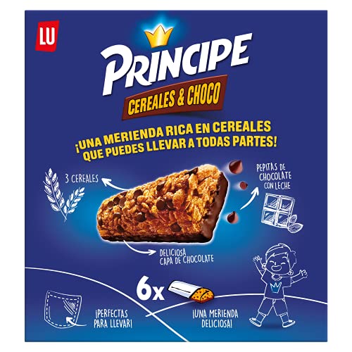 Principe Barritas De Cereales, 6 x 120 g