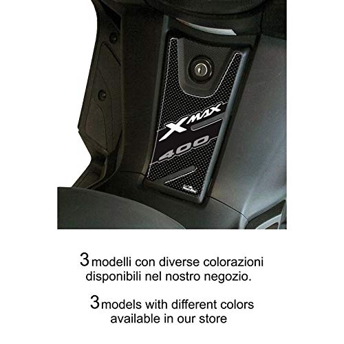 Protección Puerta Depósito Adhesivo 3D para Yamaha Xmax 400 2013-16 Mod 2