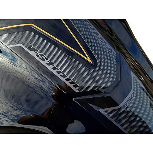 Protector de Depósito Adhesivo 3D Compatible con Suzuki V-Strom 650XT ABS 2020-2021 Oro