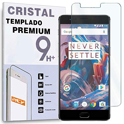 Protector de Pantalla para oneplus One Plus 3 Three/ONEPLUS 3T, Cristal Vidrio Templado Premium