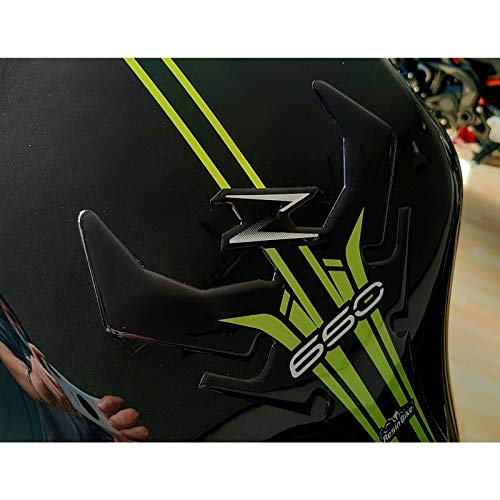 Protectores de depósito para moto compatibles con Kawasaki Z 650. Protectores laterales - Protección de la tapa (protección contra salpicaduras)