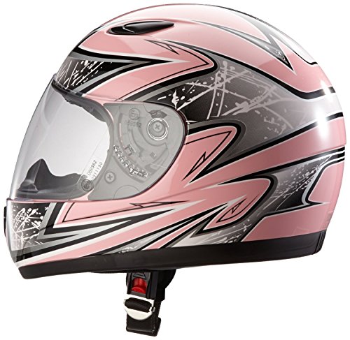 Protectwear Casco de moto de los niños color de rosa SA03-PK Tamaño S (juventud XL) 54/55 cm