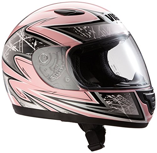 Protectwear Casco de moto de los niños color de rosa SA03-PK Tamaño S (juventud XL) 54/55 cm