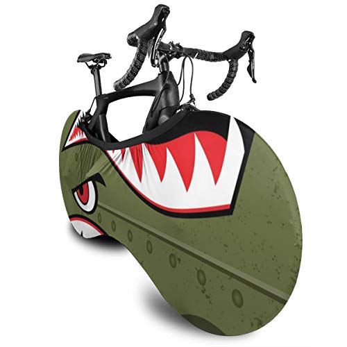 Prv0o San Diego California Cubierta para bicicleta de montaña y carretera, bolsa de almacenamiento interior, Pegatina de tiburón volador, talla única