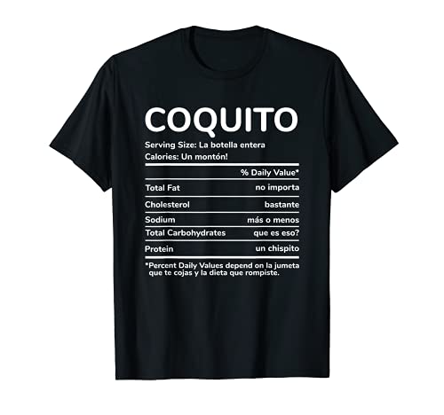 Puerto Rico Coquito Datos Divertidos Boricua Camiseta