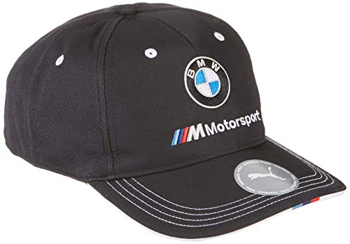 PUMA BMW M BB Cap Gorra, Unisex Adulto, Negro, Talla Única