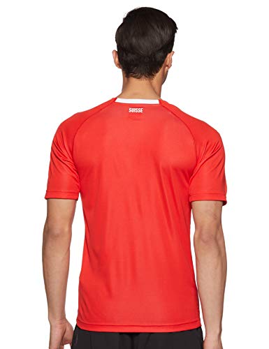 PUMA Camiseta de la Selección de Suiza, Hombre, Rojo, L