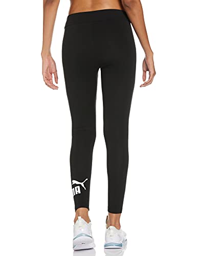 PUMA ESS Logo Leggings Mallas Deporte, Mujer, Puma Black, S