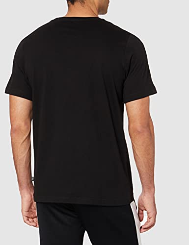 PUMA ESS Logo tee Camiseta, Hombre, Negro, L