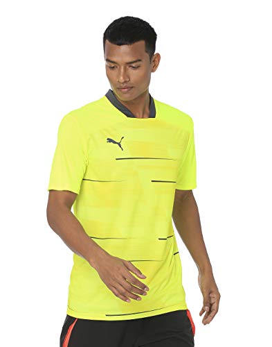 PUMA Ftblnxt Graphic Shirt Maillot, Hombre, Yellow Alert-Grey Dawn, S