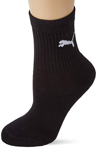 PUMA Junior Sport Socks (3 Pack) Calcetines, Black, 27-30 Unisex niños