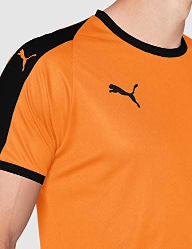 PUMA Liga Jersey T-Shirt, Hombre, Golden Poppy Black, L