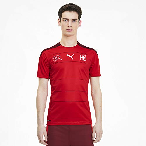 PUMA Sfv Home Shirt Replica Camiseta, Hombre, Red-Pomegranate, S