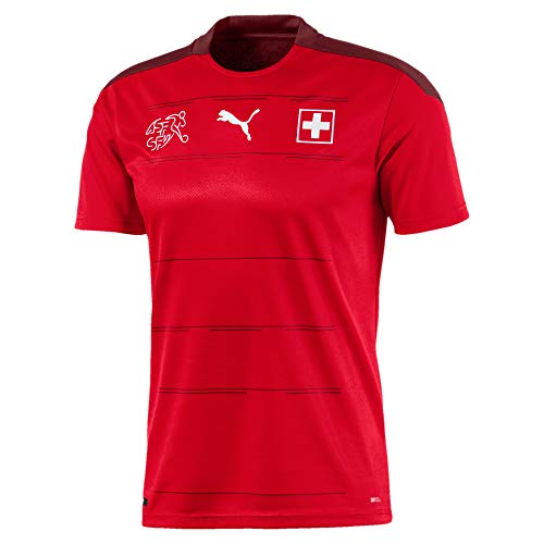 PUMA Sfv Home Shirt Replica Camiseta, Hombre, Red-Pomegranate, S