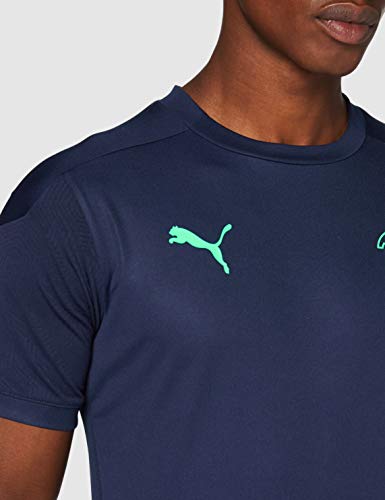 PUMA Sfv Training Jersey Camiseta, Hombre, Peacoat-Green Glimmer, L