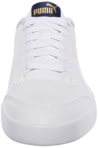 PUMA Shuffle, Zapatillas Unisex Adulto, Blanco (White White-Peacoat Team Gold), 43 EU