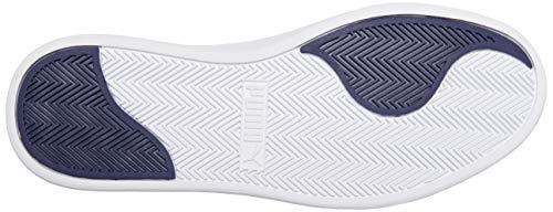 PUMA Shuffle, Zapatillas Unisex Adulto, Blanco (White White-Peacoat Team Gold), 43 EU