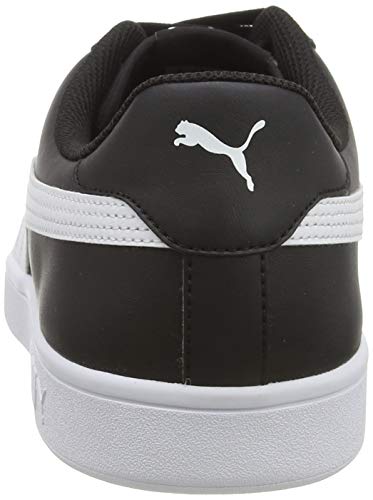 PUMA Smash v2 L, Zapatillas Bajas, para Unisex adulto, Negro (Puma Black-Puma White), 42 EU