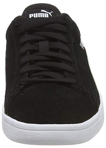 PUMA Smash v2, Zapatillas Unisex Adulto, Negro (Black White Silver), 41 EU