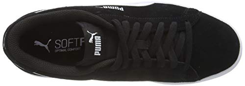 PUMA Smash v2, Zapatillas Unisex Adulto, Negro (Black White Silver), 41 EU