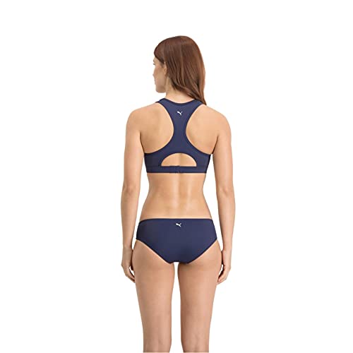 PUMA Swim Women's Hipster Bottom Braguitas de Bikini, Azul (Navy), L para Mujer
