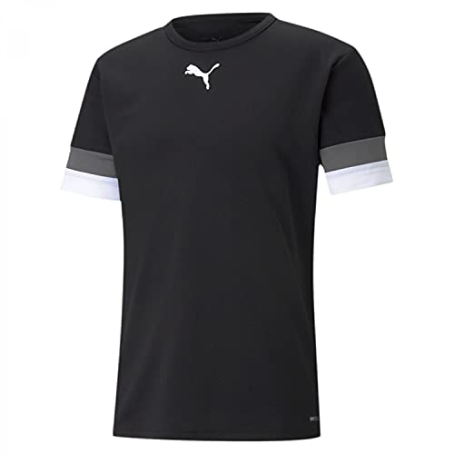 PUMA teamRISE Jersey Jr, Puma Black-Smoked Pearl-puma White, 152