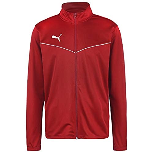 PUMA teamRISE Training Poly Jacket Chaqueta De Entrenamiento, Hombre, Rojo Red White, XL