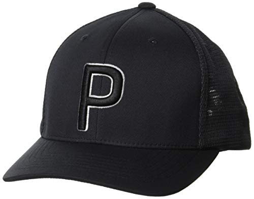 PUMA Trucker P 110 Cap Gorra, Hombre, Puma Black, Talla única (OSFA)