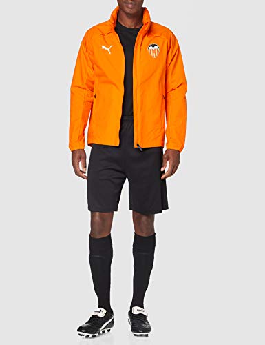 PUMA Valencia CF Temporada 2020/21-Rain Jacket Vibrant Orange Chaqueta, Unisex, M