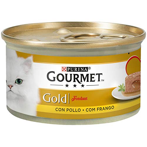 Purina Gourmet Gold Fondant comida para gatos con Pollo 24 x 85 g