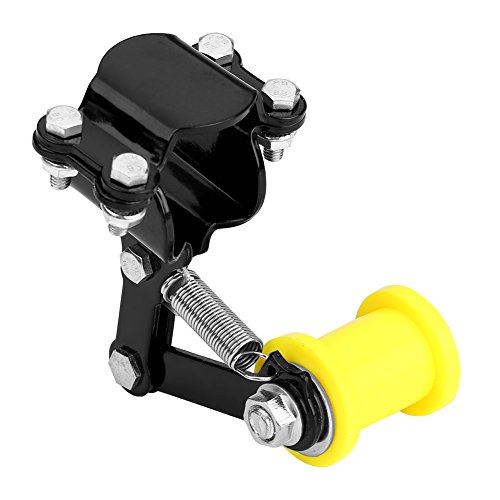 Qiilu Universal Tensor de cadena de ajustador Rodillo de perno Herramienta de accesorios modificados para motocicletas(negro)