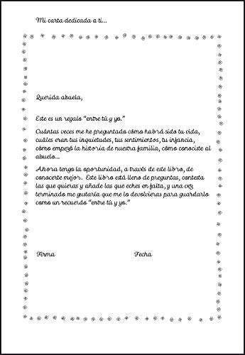 Querida abuela - entre tú y yo: Cuéntame la historia de tu vida