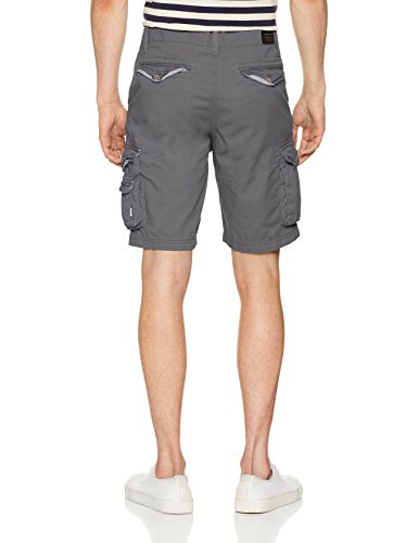 Quiksilver CRUCIALBATTLESH M WKST KZE0 Pantalones Cortos, Hombre, Gris (Quiet Shade-Solid), 33