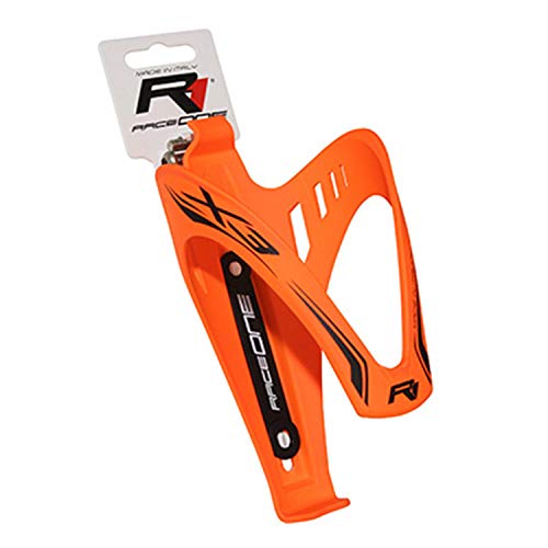 RaceOne X3 Race - Soporte para Botellas, Unisex Adulto, 12 0 03 920, Rubberized Orange Fluo, Talla única