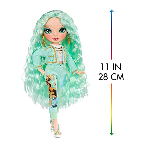 Rainbow High Moda Daphne Minto-Juguete Coleccionable para niños-con 2 Prendas Mix & Match y Accesorios para muñecas-Gran Regalo-Edad: 6-12 años-Menta (Verde Claro), Color (575764C3)