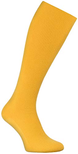 Rainbow Socks - Hombre Mujer Calcetines Largos Sin Elásticos - 1 Par - Amarillo - Talla36-38