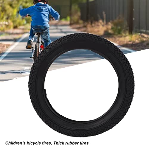 Ranvo los Niños Andan en Bicicleta los Neumáticos, los Neumáticos de Goma de la Bicicleta de los Niños Gruesos Más Rápidamente Elegantes para Montar(14 * 2,125)