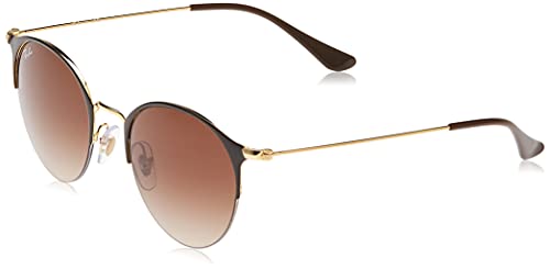 Ray-Ban 3578 Gafas de Sol, Gold Top Brown, 51 Unisex-Adulto